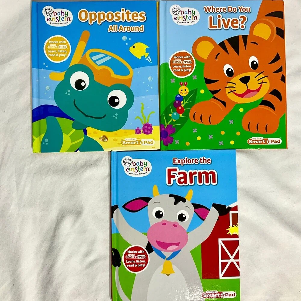 Baby Einstein Book Bundle Works with My First Smart Pad 3/$16